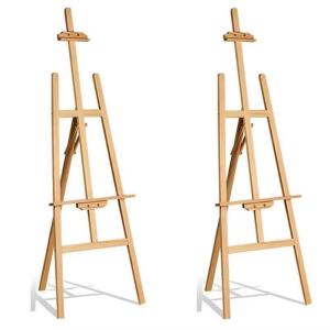 Adjustable Wooden Easel Stand Wedding , Multi Purpose Canvas Easel Stand OEM