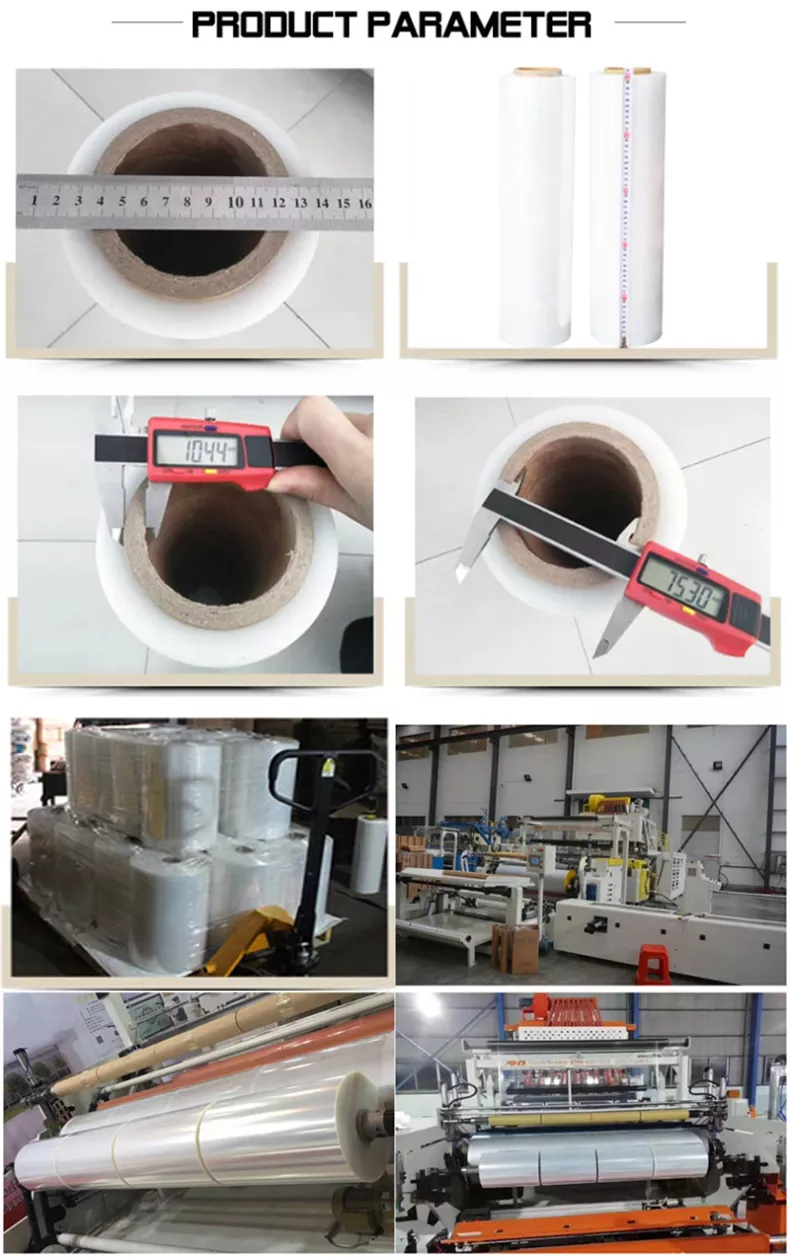 LLdpe Polypropylene Stretch Film Roll Shrink Wrap Plastic Rolls