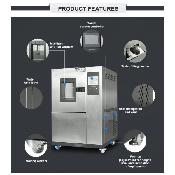 LIYI Touch Screen Temperature Humidity Chamber Energy Efficient Refrigeration