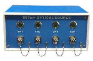 Desk Top Fiber Optic Equipment Fiber Fault Detector For Patch Cord Testing