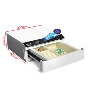 Auto Open Single Layer Jewelry Safe Storage Box For Security
