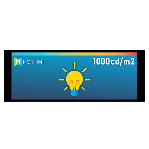 6.8 Inch Hight-Brightness TFT LCD Display LVDS Interface