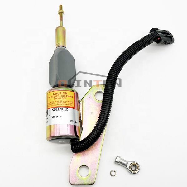 6BT 3991625 Engine Fuel Shut Off Solenoid Valve Construction Machinery Parts