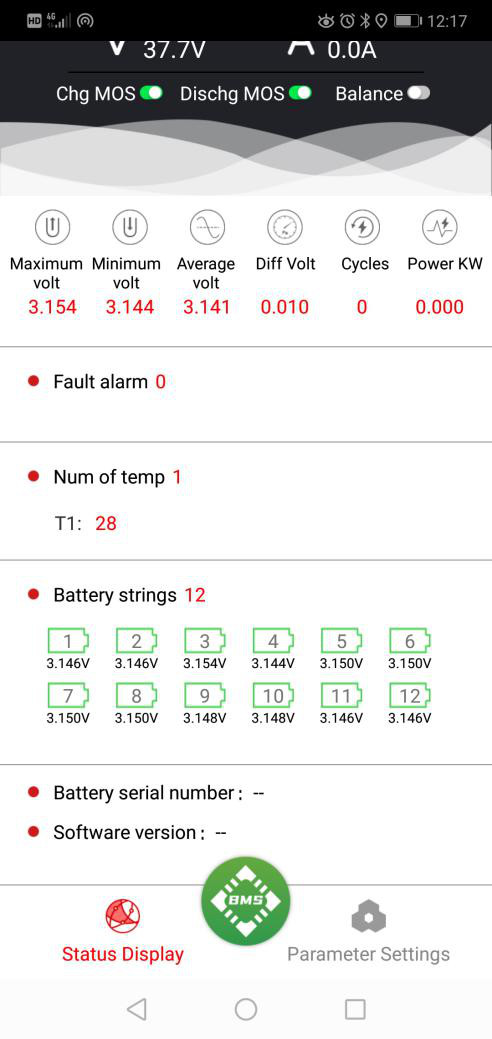 High Current 12.8V 50AH Bluetooth Lithium Battery