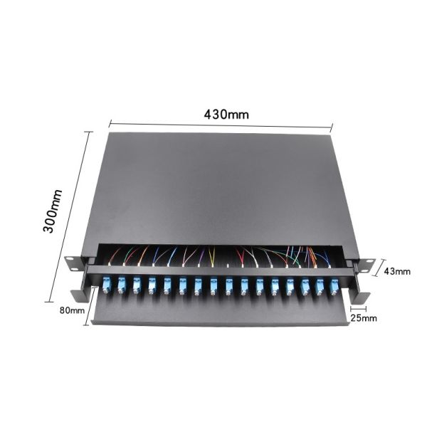 32Core LC Duplex 16 Port Fiber Patch Panel Pull Type Optical Fiber Distribution Frame