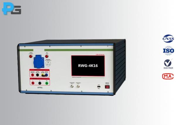 Quality 100KHz/0.5μs Ring Wave Generator 16A CDN for Simulating Oscillatory Transient LCD Touch Screen for sale