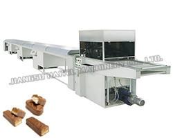 Quality Stainless Steel Chocolate Enrobing Line Snack Bar Coated Operating Smoothly for sale