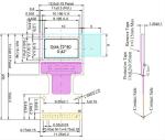 0.42'' 72x40 Monochrome OLED Display SSD1315 16 Pin 4 Wire SPI I2C White