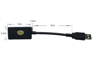 Audio Signal Aux To Usb Converter Black Color For All Car Model Without Aux