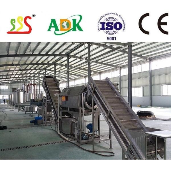Automatic / Semi-Automatic Fruit Pulp Processing Equipment 1-5t/H Capacity PLC Control
