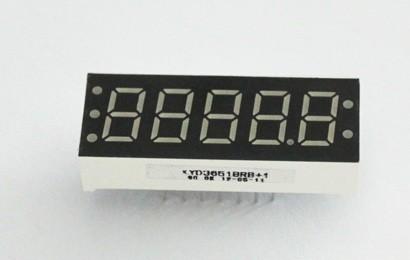 Quality 5 segment 0.36 inch Electronic Digital Display Board , J3561AH HK LED Digital Tube for sale