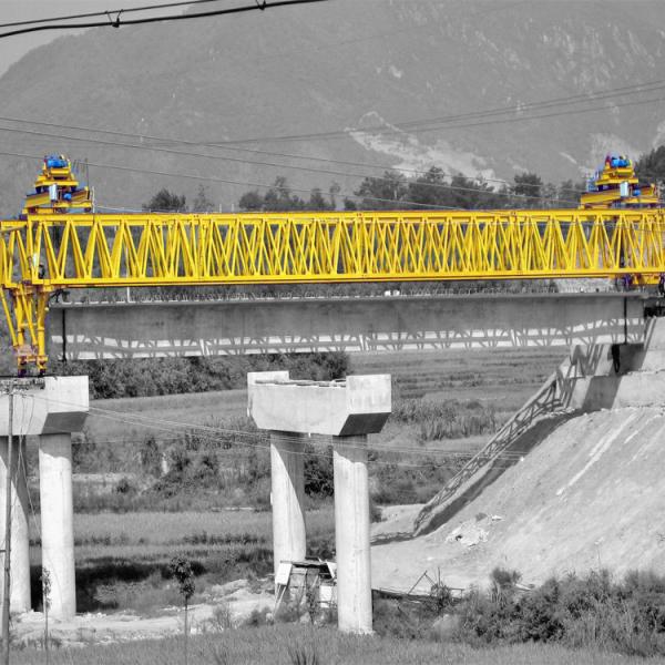 Quality 120t High Speed Rail Launcher bridge manufacture and crane price for sale