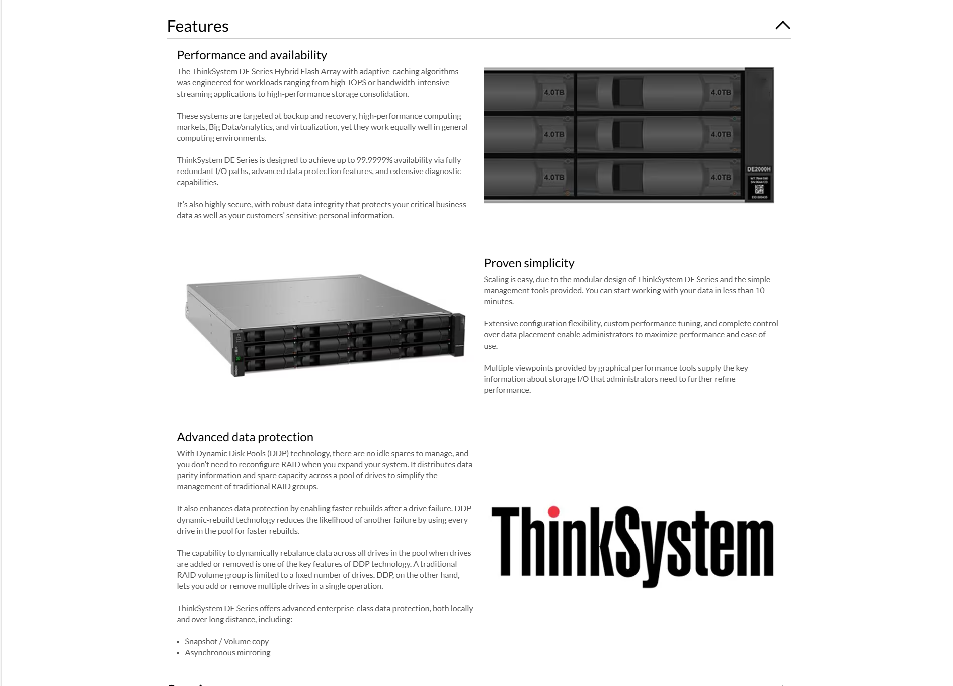 DE2000H 864TB SAS Internal Hard Disk Storage 3.5 or 2.5 Inch