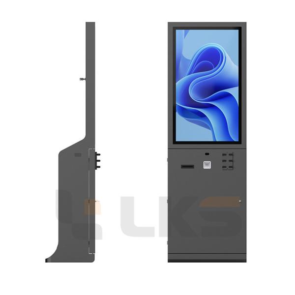 Quality Amusement Park Ticket Vending Kiosk Machine with 43 Inch Touch Screen and QR Scanner for sale