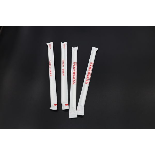 Custom PLA Material Biodegradable Drinking Straw Eco Friendly
