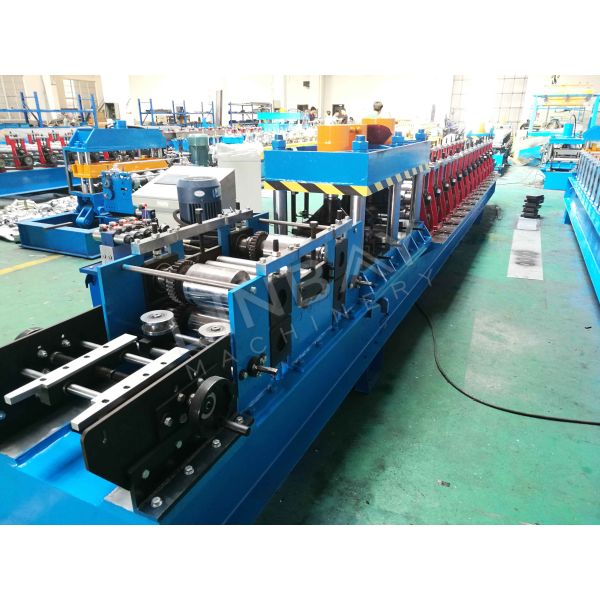 Light Duty Pallet Rack Roll Forming Machine Steel For Supermarket