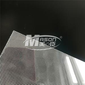 China 3mm 1220X2440mm Acrylic Light Guide Panel LGP PMMA Use For Lighting Sign on sale