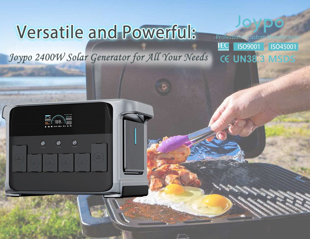 All In One Solar Generator 48V 45Ah Backup Battery Power Station Home UPS With 2400W Inverter