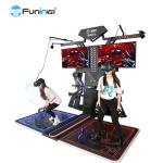 Multiplayer Metal Stand Up Flight VR Simulator Perfect Combination of Speed