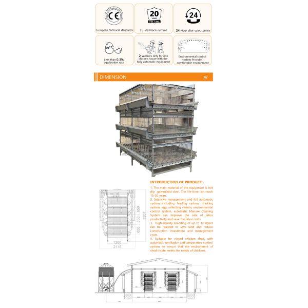 Automatic Battery Day Old Chicks Poultry Equipment Automated Pullet Brooding Cages for Layers