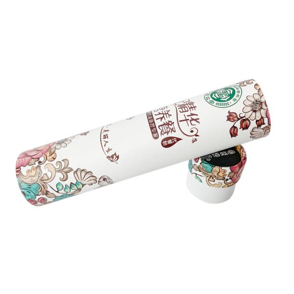 Quality Custom Printed Cardboard Round Box  Paper Lip Balm Tubes for sale