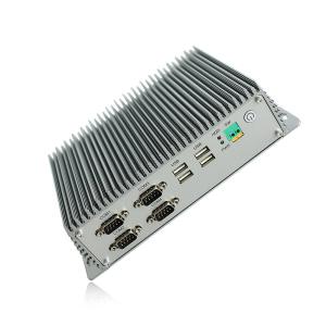 China Windows7 Rugged Embedded Computer 4*RS232 Industrial Use on sale