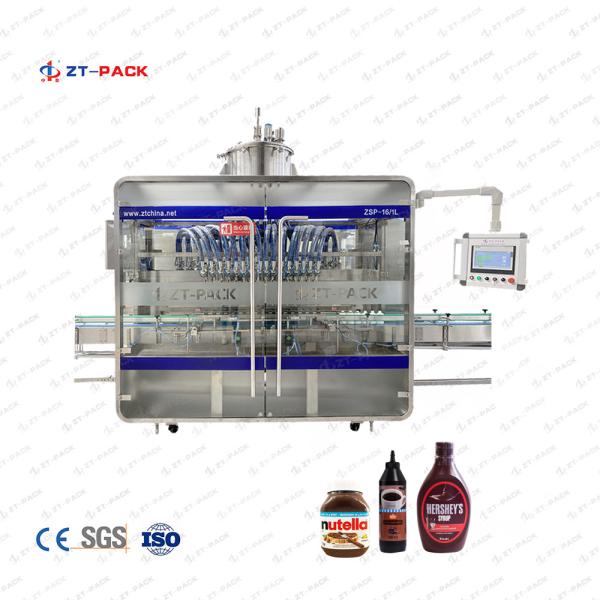 Quality PLC 50ml Sauce Filling Machine 500ml Chocolate Paste Filling Machine for sale