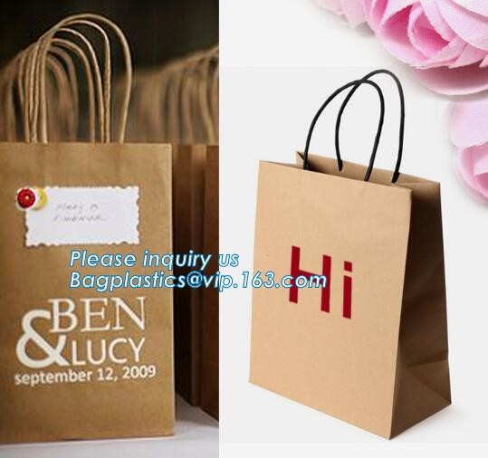 Customized Cut Printed Coated Paper Shopping Bag with Matt Lamination,rope handle custom logo printed white paper bag