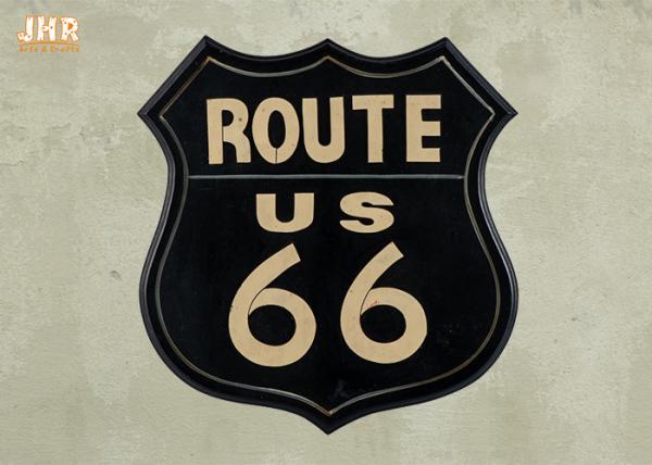 Quality Route 66 Key Box Wooden Wall Plaques Wooden Key Holders for sale