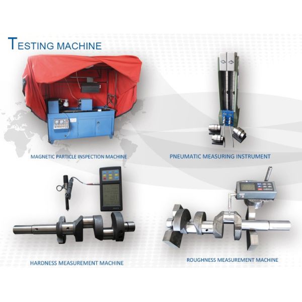 6204-31-1201 4D95 Excavator Engine Parts Komatsu Crankshaft 6205-31-1201