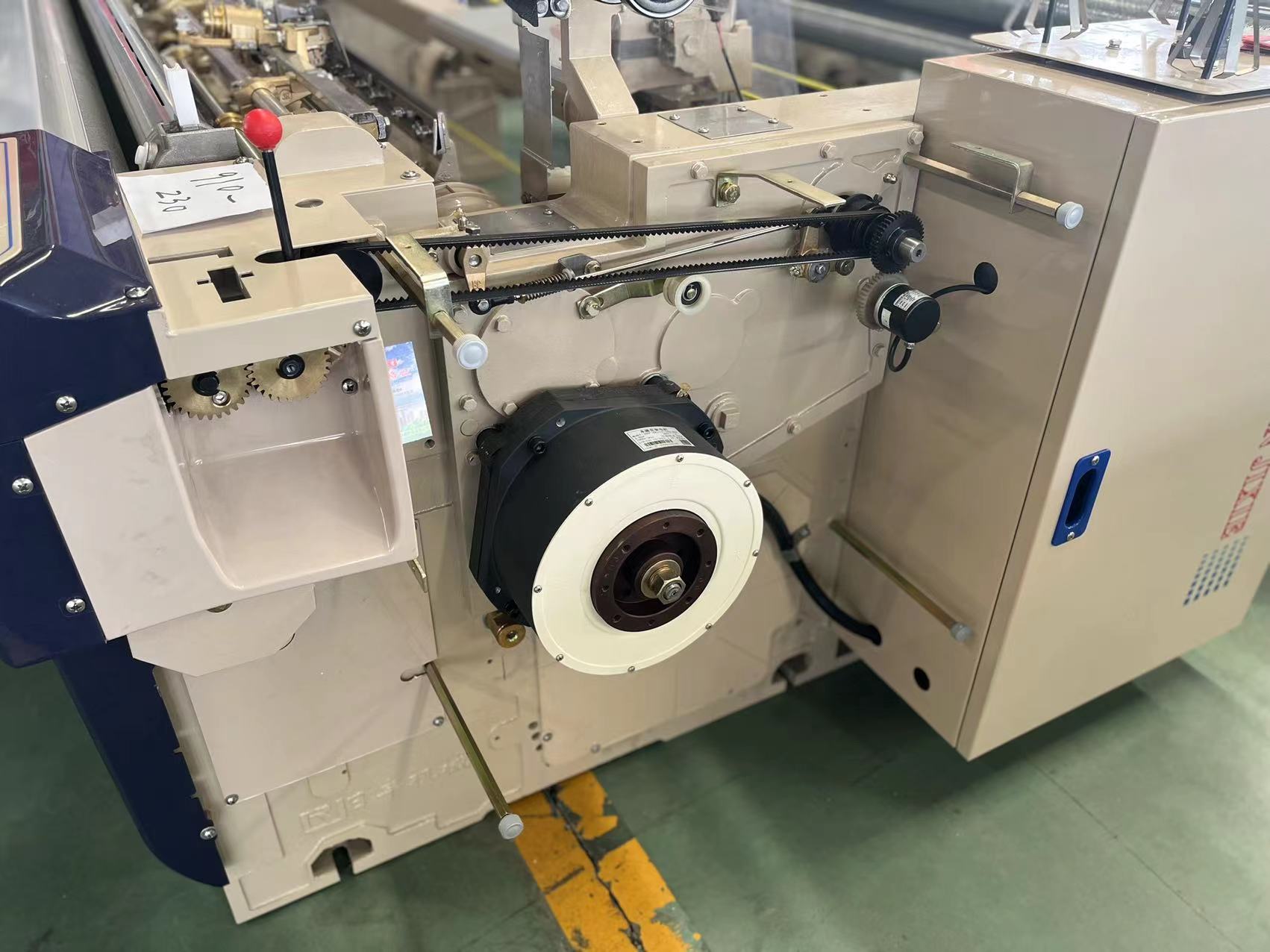 Dobby Water Jet Power Loom Machine 190cm Plain Mechanical Heavy Weight Fabrics
