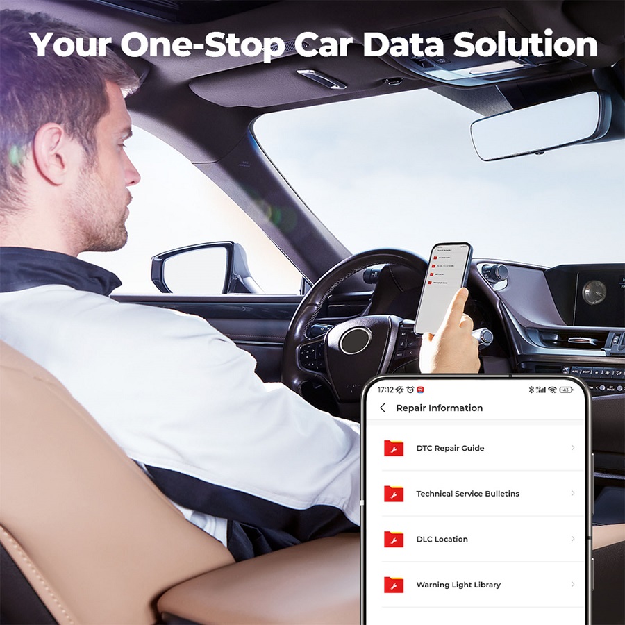 TOPDON TopScan PRO Diagnostic Tool 13 Reset Functions I/M Readiness, Injector Coding