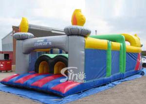 China Outdoor Kids Commercial Inflatable Obstacle Course For Inflatable Playground Equipment wholesale