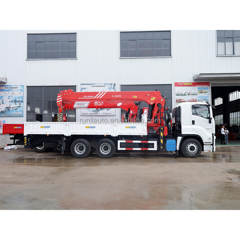 Manufacture Japan GIGA 1suzu 6x4 12 Ton Truck Crane