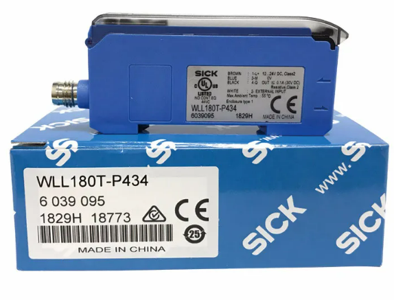 SICK WLL180T-P434 Fiber-optic sensors and fibers WLL180 10.5 mm x 34.6 mm x 71.9 mm