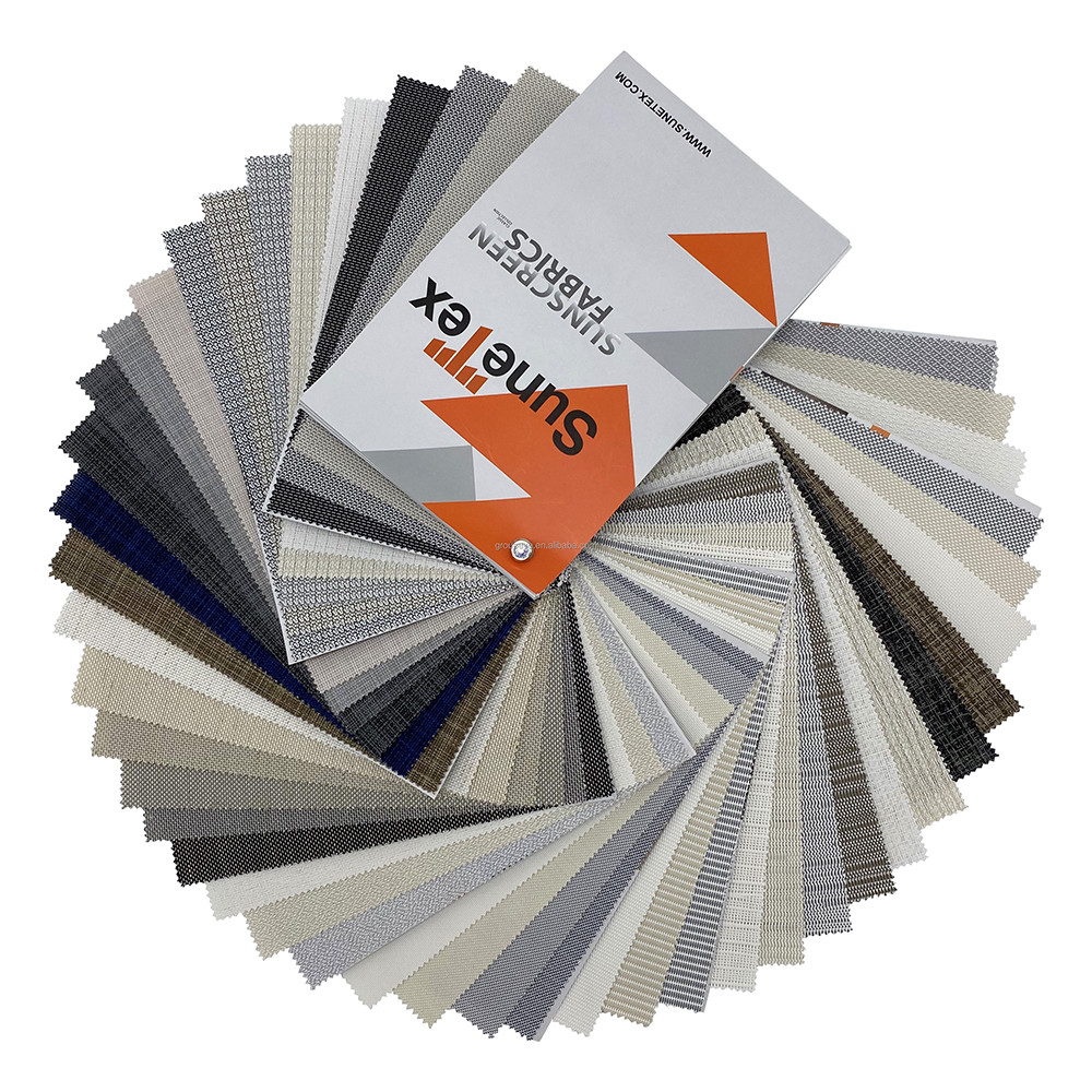 Popular 8% Openness Free Samples USA Trend Solar Screen Roller Blinds Fabrics For Window Treatment