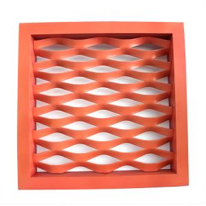 China Round Hole Shape Expanded Aluminum Mesh Coils With Long Time Service wholesale