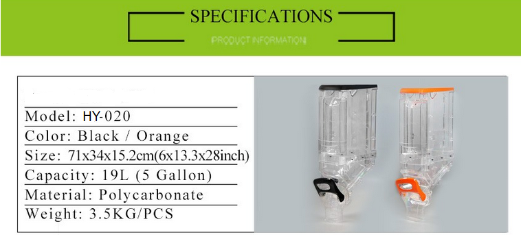 wall mount dry food dispenser