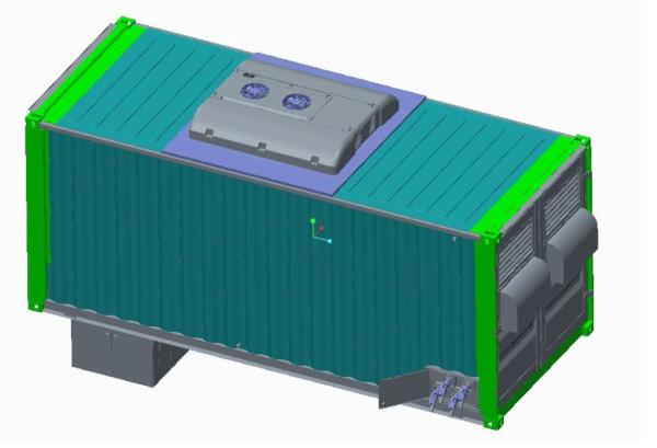 Quality Large Scale 5MWH 10MWH 1MWH Battery Lithium Cell Storage Container for sale