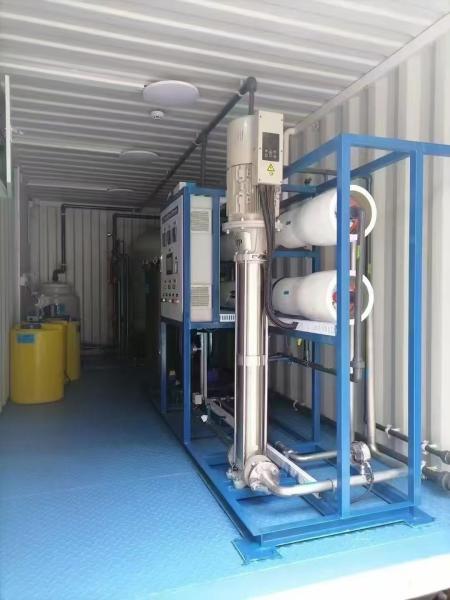 Quality Portable Container Design Reverse Osmosis Desalination System 10-50kw Power Output AC220V-380-440V Power Supply for sale