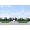 Buy cheap High Precision Stainless Steel Flag Pole With 360 Degree Downwind Ball Crown from wholesalers