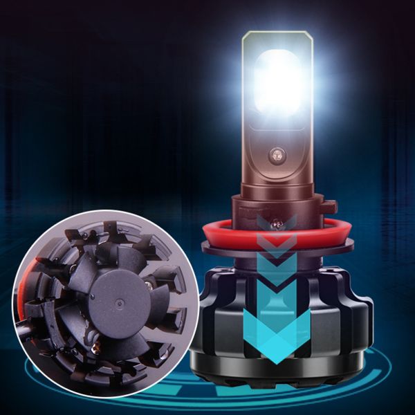 LED Headlight Bulbs JALN7 V1 LED Conversion Kits Extremely Super Bright H1/H4/H7/H11/9005/9006 30W 4000lm