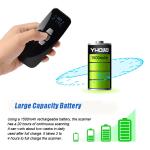 Wireless Mini Barcode Scanner Lightweight Handheld Barcode Reader With Display