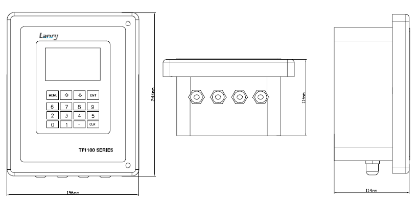 OEM Service 1% Accuracy Ultrasonic Flow Meter for Water