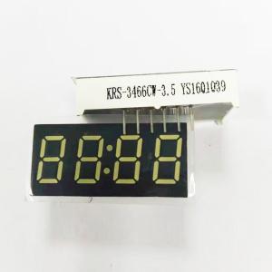 China 4 Digits 7 Segment Mini Led Clock Display 0.36 Inch Anode White wholesale