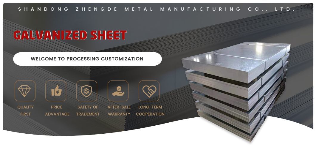 ASTM A36 Q235B Q355 A570 A572 Cold Rolled/Hot Rolled/Stainless/Roofing/Carbon Steel Sheet Galvanized Steel Plate Factory Produces and Sells Itself