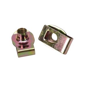 China Hexagon Head Metric Measurement System M4-M10 Zinc Plated U Shape Metal Spring Clip Nut Metal U Nut wholesale