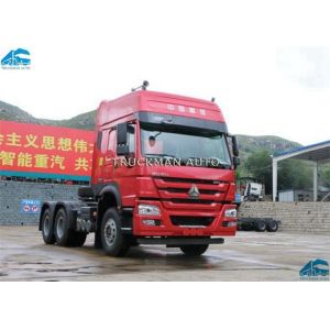 China 420hp Howo Sinotruk 6x4 Tractor Truck , 10 Wheeler Tractor Head Rated Power 309kw wholesale