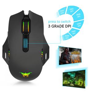 China 7 Keys 4 Adjustable DPI 50uA 2480MHZ CW200 3D Gaming Mouse wholesale