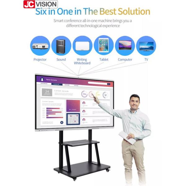 Univercity Smart Interactive Whiteboard LCD Display 20 Points Infrared Touch Screen